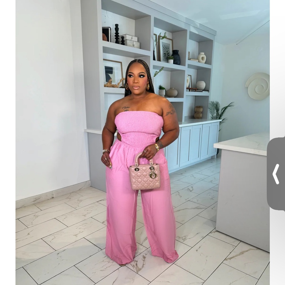 Jade Cutout Linen Jumpsuit
